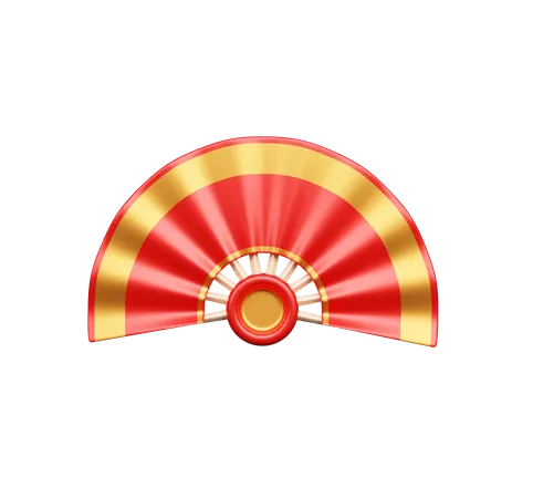 Hand Fan  3D Icon