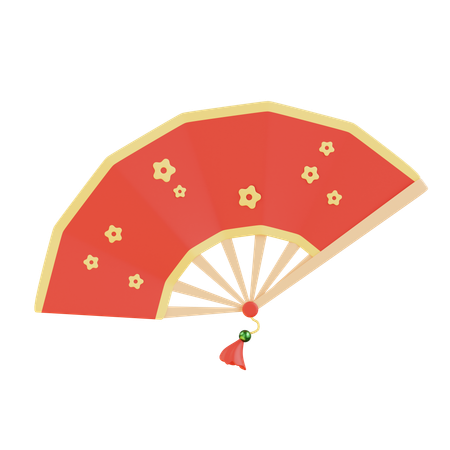 Hand Fan  3D Icon