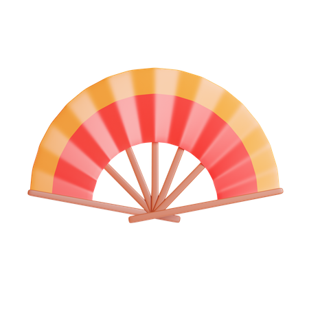 Hand Fan  3D Icon