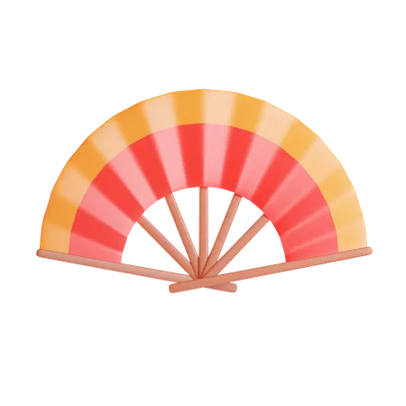 Hand Fan  3D Icon