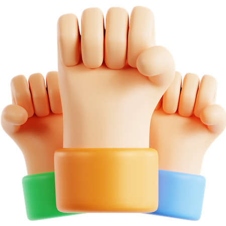 Hand Fist  3D Icon