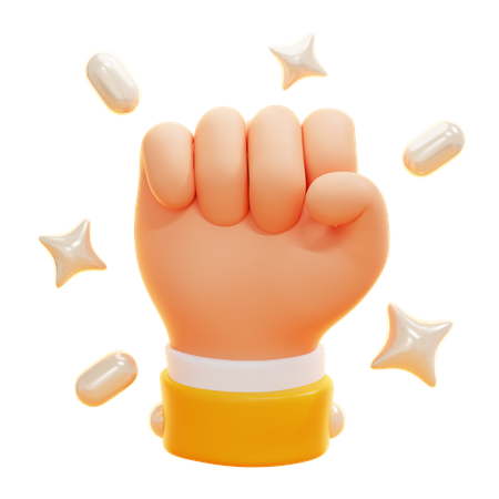 HAND FIST  3D Icon