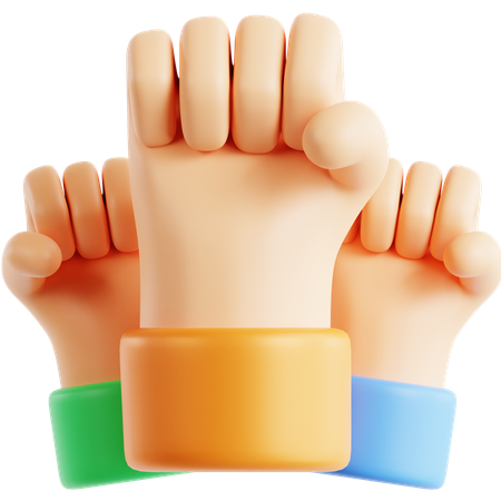 Hand Fist  3D Icon