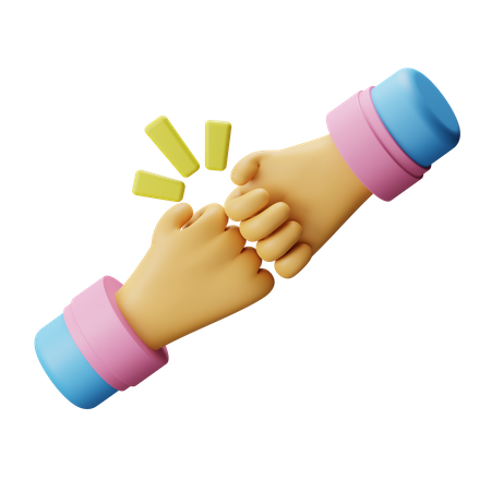 Hand Fist  3D Illustration