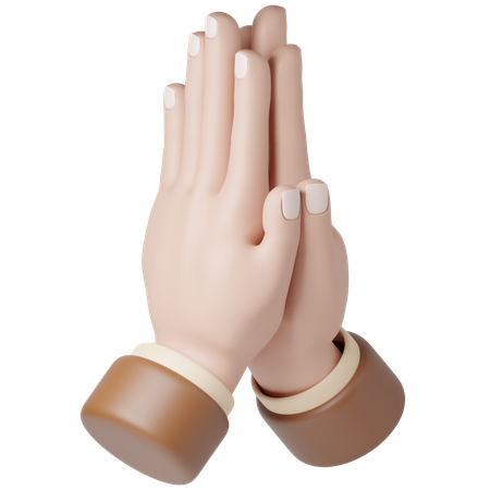 Hand Forgiving  3D Icon