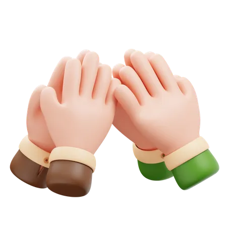 Hand Forgiving Other  3D Icon