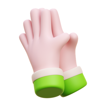 다른 사람을 용서하는 손  3D Icon