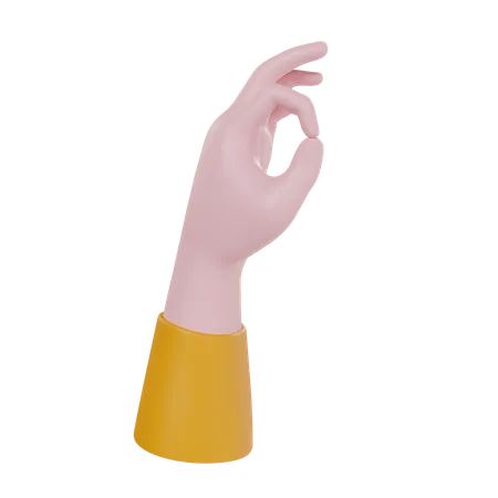 Hand gesture  3D Icon