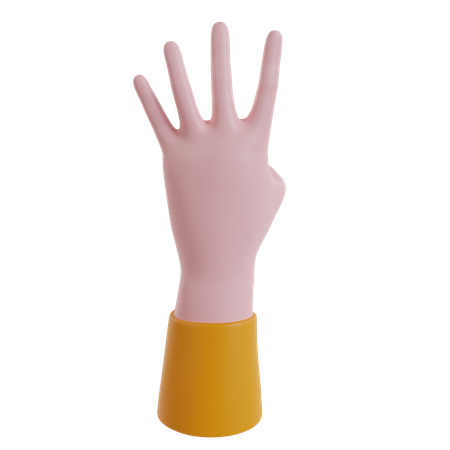 Hand gesture  3D Icon