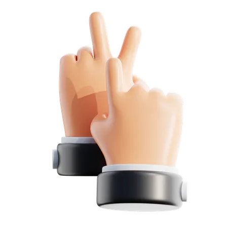 Hand Gesture 3 D Illustration 3D Icon