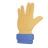 hand emoji 3d logos