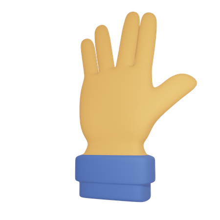 Hand gesture  3D Icon