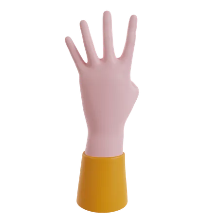 Hand gesture  3D Icon