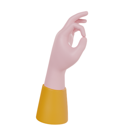 Hand gesture  3D Icon