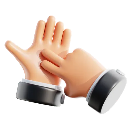 Hand Gesture  3D Icon