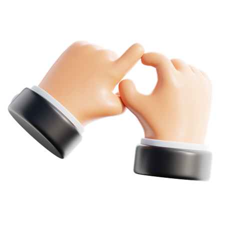 Hand Gesture  3D Icon