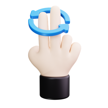 Hand gesture  3D Icon