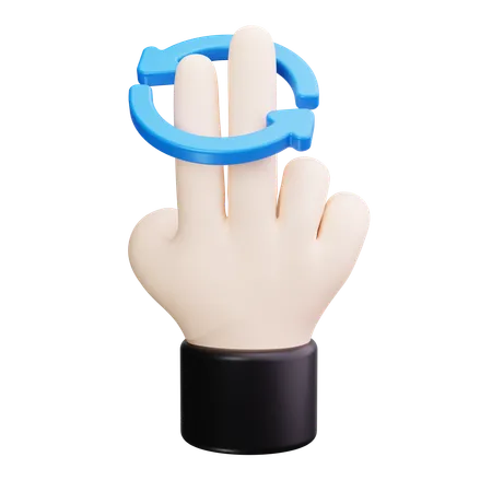 Hand gesture  3D Icon