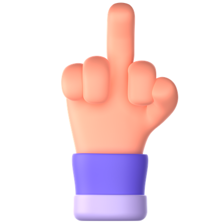 Hand Gesture  3D Icon