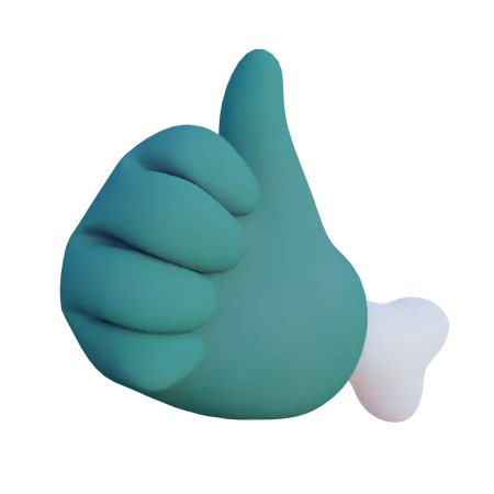 Hand Gesture  3D Illustration