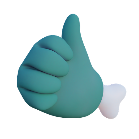 Hand Gesture 3D Illustration