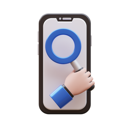 Hand Gesture Browse  3D Icon