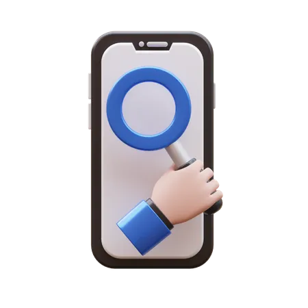 Hand Gesture Browse  3D Icon