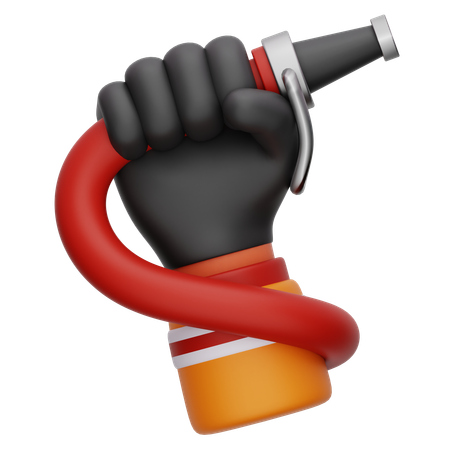 Hand Gesture Firefighter  3D Icon