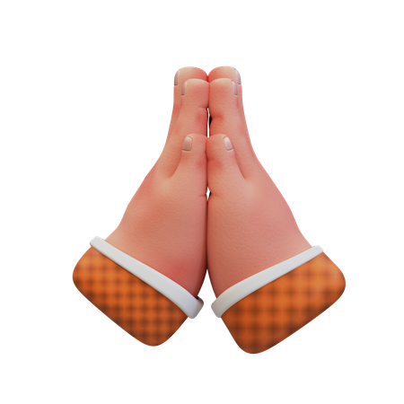 Hand gesture high-five  3D Icon