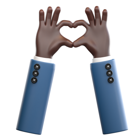 Hand Gesture Love  3D Icon