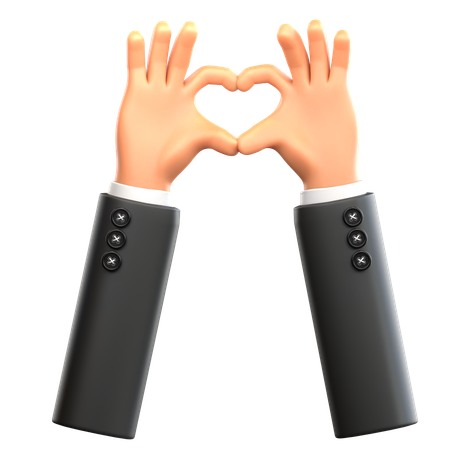 Hand Gesture Love  3D Icon