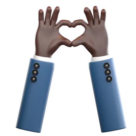 Hand Gesture Love  3D Icon