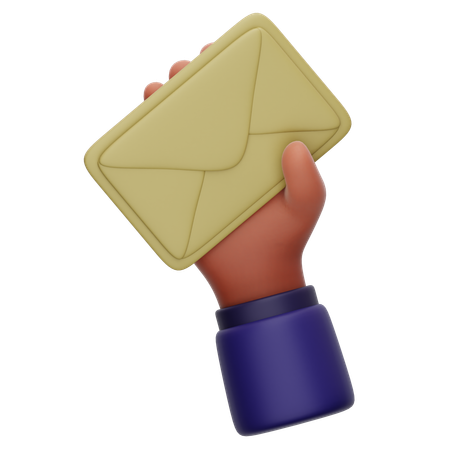Hand Gesture Postman  3D Icon