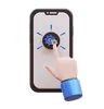 Hand Gesture Tap Setting Button