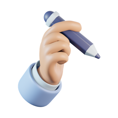 Hand Gesture Writing  3D Icon