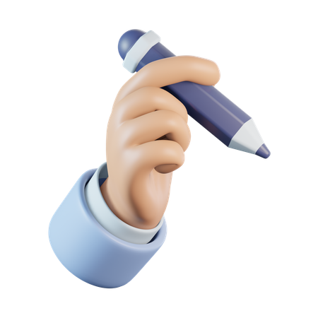 Hand Gesture Writing  3D Icon