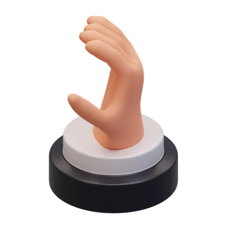 Hand Gesure Rest  3D Icon