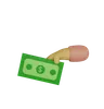 Hand Giving Money