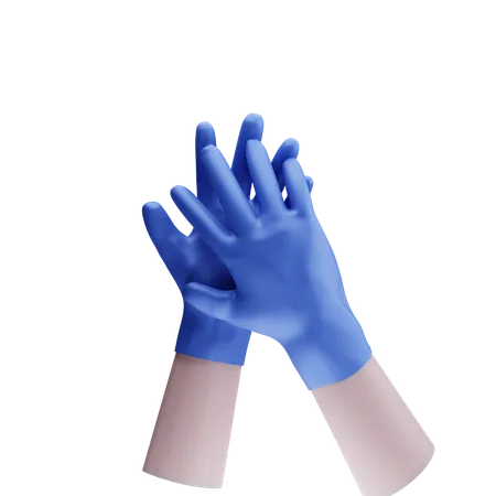 3 D Render Of Gloves 3D Icon