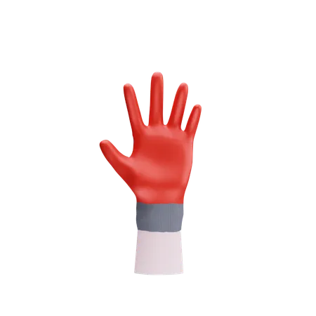 3 D Render Of Gloves 3D Icon