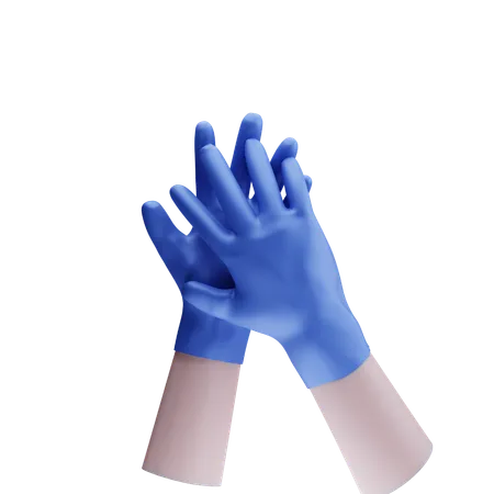 Hand Glove  3D Icon