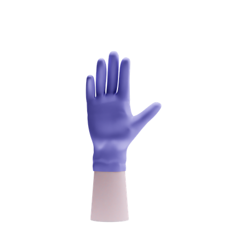 Hand Glove  3D Icon