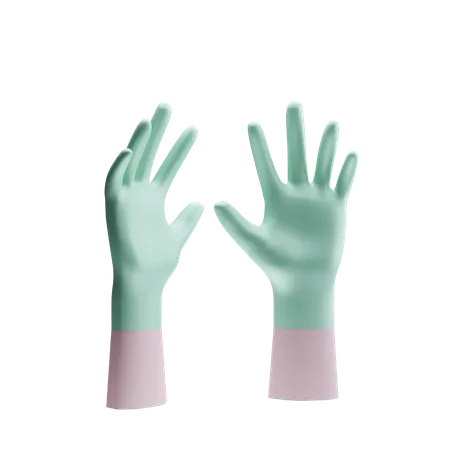 Hand Glove  3D Icon