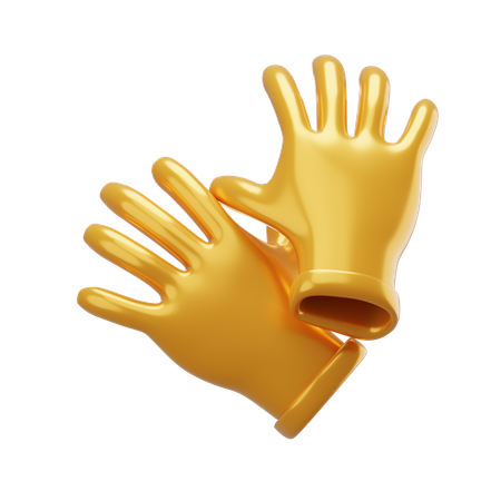Hand Gloves  3D Icon