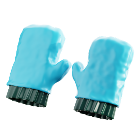 Hand Gloves  3D Icon