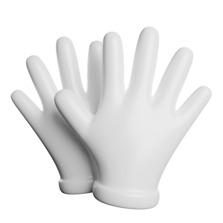 Hand Gloves  3D Icon