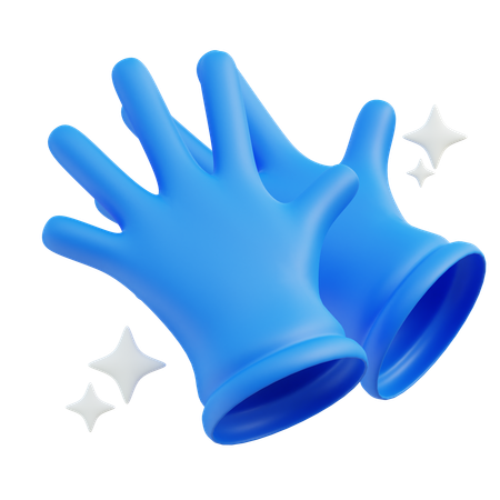 Hand Gloves  3D Icon