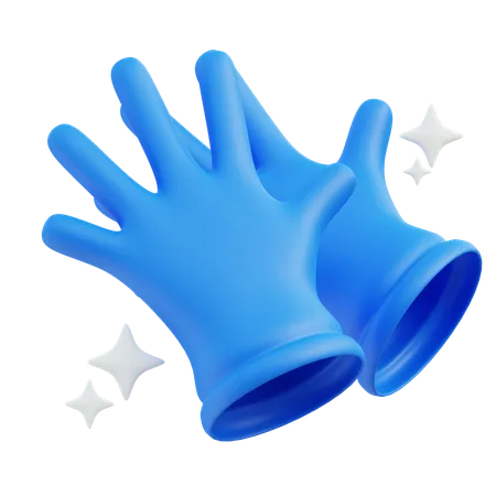 Hand Gloves  3D Icon