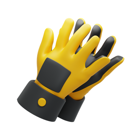 Hand Gloves  3D Icon