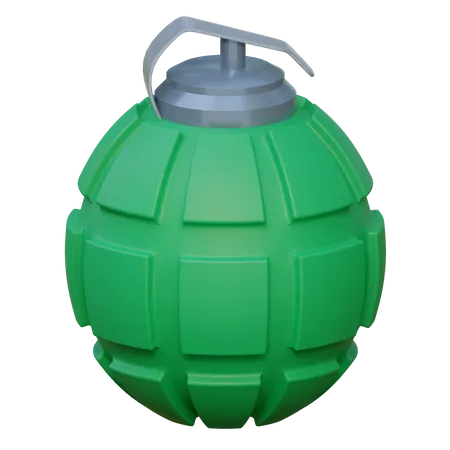 Hand Grenade Game Icon 3 D Illustration 3D Icon